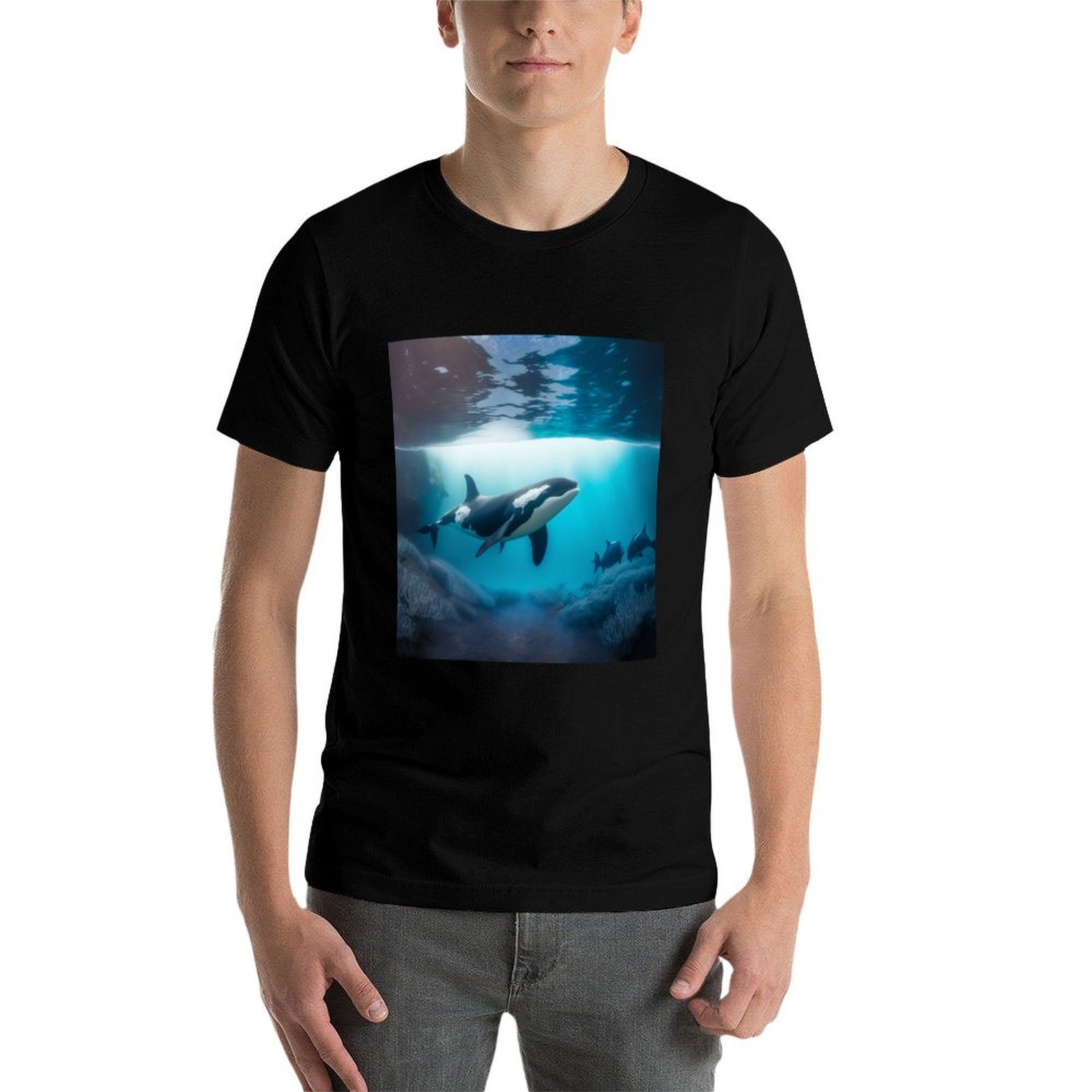 Camiseta Under Sea Orca, camis - Undershirt Crew Neck reseña y precio