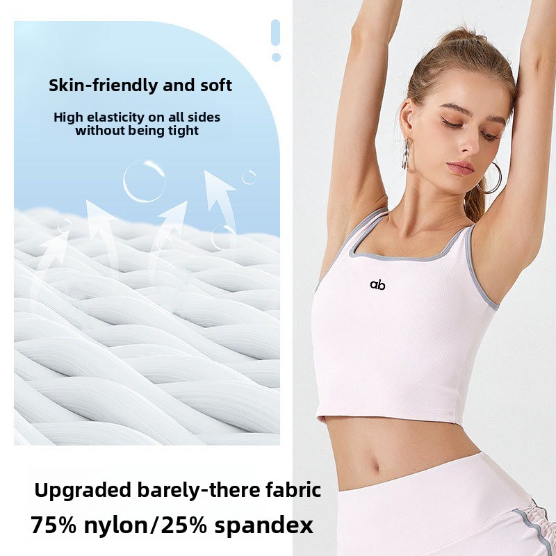 Camiseta sin mangas de yoga ac - Suspender Tank Top reseña y precio