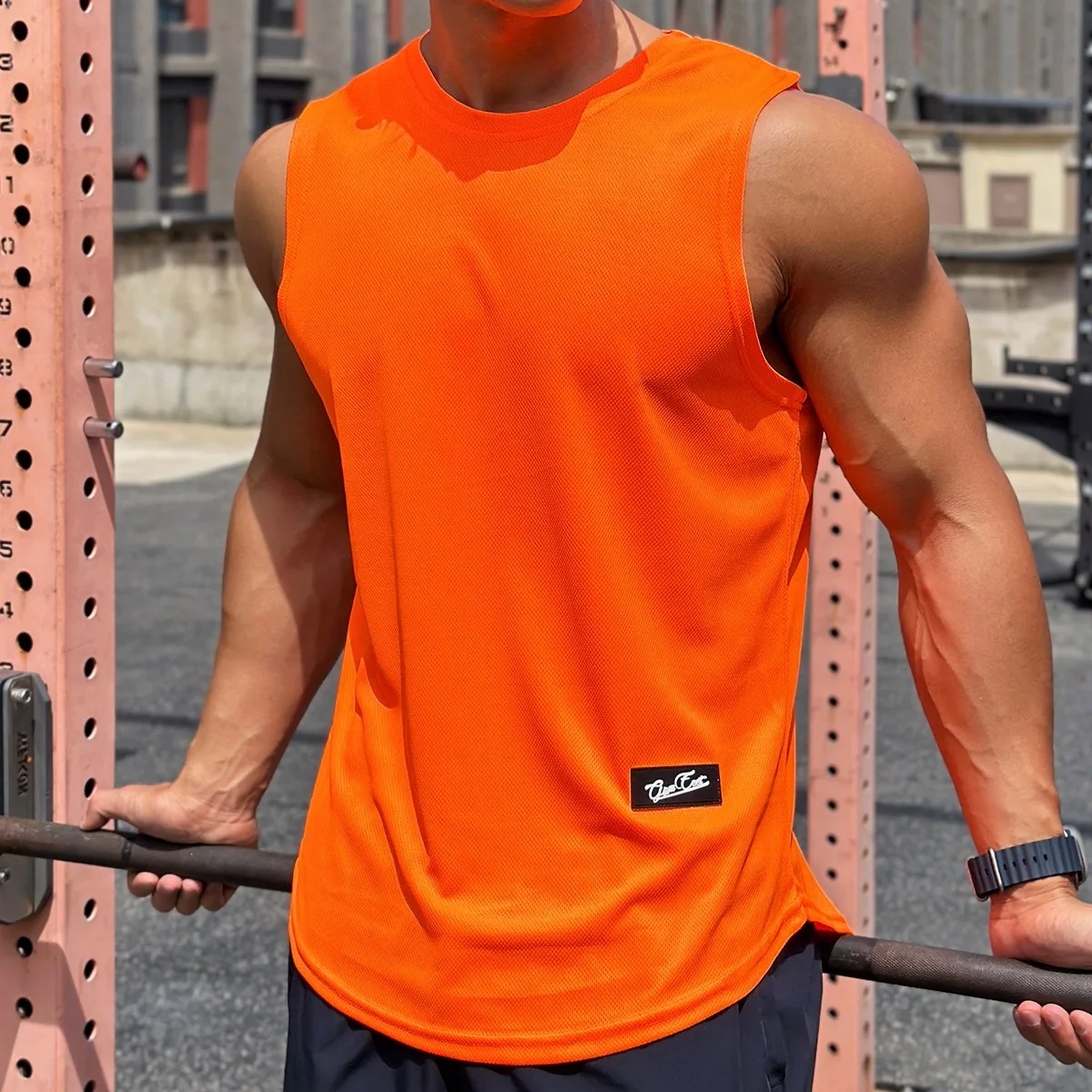 Camiseta sin mangas para hombr - Undershirt Crew Neck reseña y precio